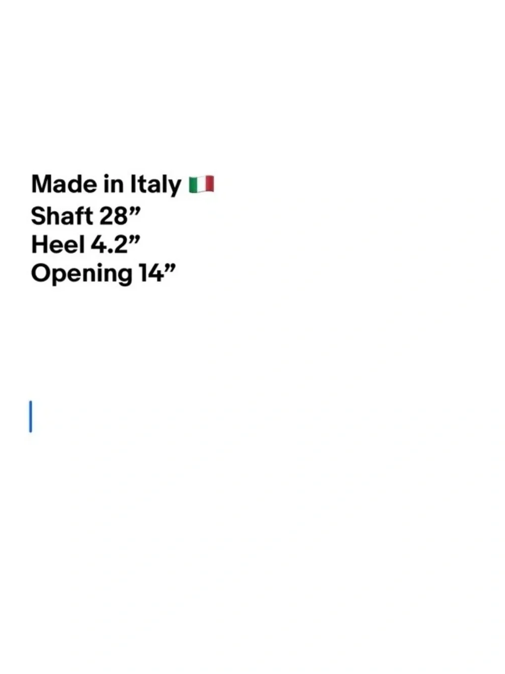 41 US9.5 Bianca Di 🇮🇹Italy Thigh High Boots As Leather 28”Shaft Heel Pointed Toe